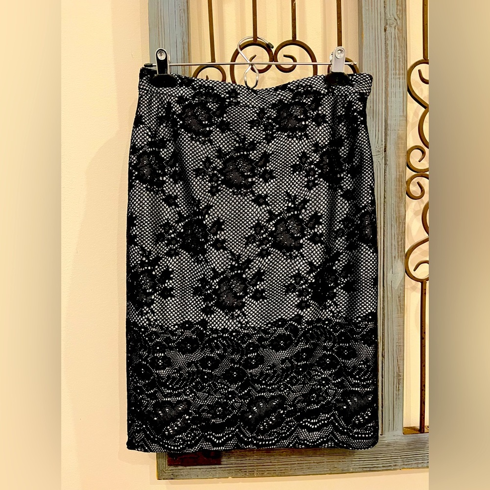 Black and silver skirt. Size 4. The Limited.